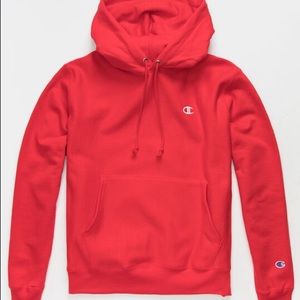 Champion Reverse Weave Hoodie Red XS